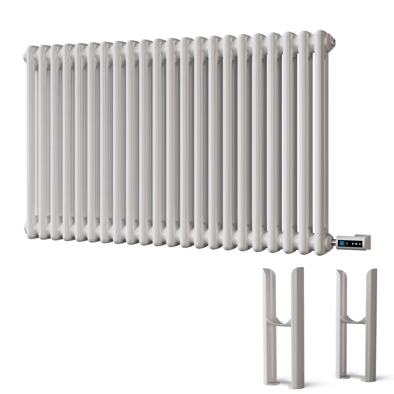 Horizontal electric radiators